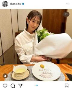 三浦翔平、妻・桐谷美玲の誕生日を祝福！！「素敵な旦那さま」「ステキなご夫婦」