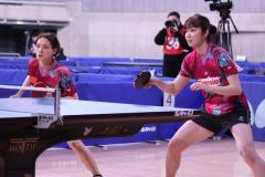 2020年準V・芝田沙季/大藤沙月ペア、2大会ぶりの4強入り＜全日本卓球2023女子複準々決勝＞のイメージ画像