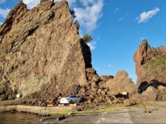 キャンプ中に岩が崩れ…鬱陵島で観光客4人が負傷＝韓国のイメージ画像