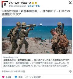 中国「日本は新型軍国主義だ！！」 →アジア各国「(頭おかしいんじゃねぇかアイツ)」のイメージ画像