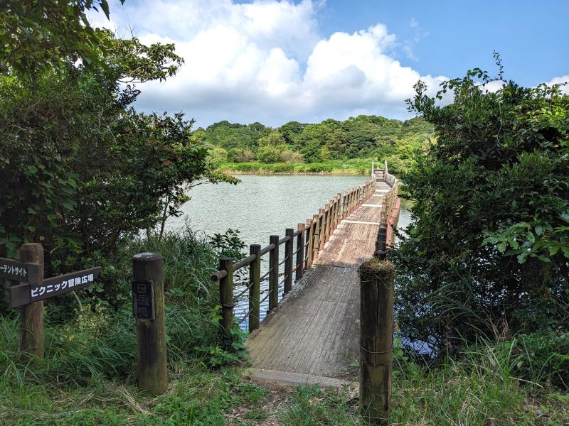 白岳自然公園白岳池の白岳橋のイメージ画像