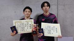 千葉大・種田興瀬/千代翼が男子ダブルス優勝 高知工科大ペアに団体戦のリベンジ＜第66回全国国公立大学卓球大会＞のイメージ画像