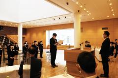 平成観光が令和４年度新入社員入社式を開催