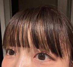 あいのり桃、セルフカットの“前髪ぱっつん”アップショットに反響