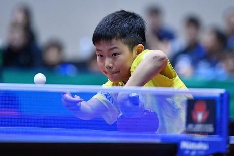 卓球 11歳･松島輝空が13歳以下の部で最年少V 張本以来の快挙