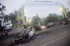 サッカー試合後の観客暴動で127人が死亡、インドネシアのイメージ画像
