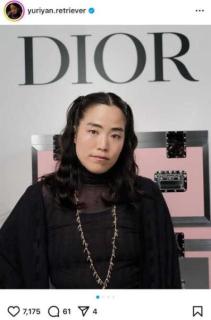 「きれいすぎる！」と反響続々！ゆりやんレトリィバァ、Diorイベントに降臨のイメージ画像