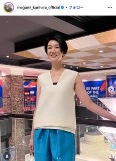 元バレーボール日本代表・栗原恵、7ヶ月長男の顔出しショット公開 海での姿に反響「気持ちよさそう」「素敵」