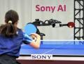 AIロボット、卓球で人間に勝つ 全国大会選手と対戦、ソニーが開発