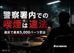 タイ疾病対策局「警察署内での喫煙は違法」 喫煙者に最高5,000バーツの罰金のイメージ画像