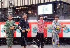 高杉真宙、「TOKYO MER」ユニフォーム姿で打ち水に参加映画の撮影秘話も披露