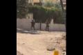 イスラエル兵がヨルダン川西岸地区で..