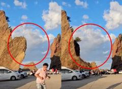 400トンの岩が瞬く間に…観光地の亀岩が崩壊＝韓国のイメージ画像