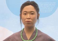 弥生人女性はこんな顔だった…青谷上寺地遺跡で出土した人骨を元に、初めて女性の顔を復元 人骨をDNA鑑定…30〜40歳くらいで二重まぶたのイメージ画像