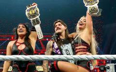 【WWE】リヴ・モーガンとラケル・ロドリゲスの女子タッグチームタイトル獲得