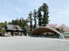 桜と白鷺神社のイメージ画像