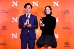 中村アンさん、フロンティアハイボール作りを体験！『NIKKA FRONTIER BAR』オープニングイベント