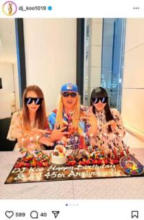 DJ KOO、64歳誕生日＆DJ活動45周年を家族と祝福感動の手紙に涙