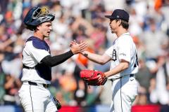 タイガース、4連勝でア・リーグ最多の貯金「8」エース左腕スクバルが圧巻3勝目前田健太は3試合ぶりの零封リリーフのイメージ画像