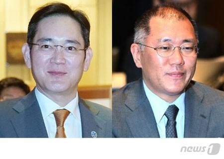韓国･サムスントップ李副会長、現代車・南陽研究所を訪問し 「事実上トップ」鄭氏と会合