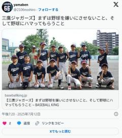 【少年野球人口の減少】まずは野球を嫌いにさせないこと、そして野球にハマってもらうことのイメージ画像