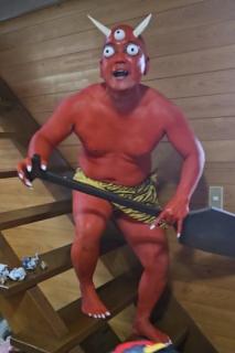 新潟県十日町の節分にリアルすぎる赤鬼が爆誕あまりの迫力に泣きだす子どもも
