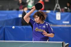 世界ユースU19日本代表・青木咲智が初戦快勝＜全日本卓球2025・女子シングルス1回戦①＞