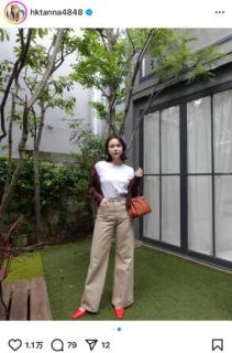 村重杏奈、“脱ギャル”宣言！？オレンジのパンプスが映える大人っぽいコーデ披露