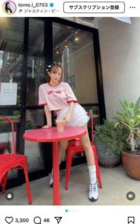 板野友美、奇跡の美脚！「足ほっそ！」ファン驚愕…チュールミニ×クロップドTコーデに「20代に見える」の声殺到