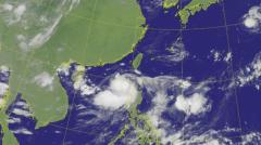 準台風ダナース接近で警報の可能性明日午後に最接近か、暴風雨に最大級の警戒を