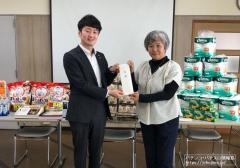 澤田グループ、ファン感謝祭の未受領品を「フードバンクとやま」へ寄贈