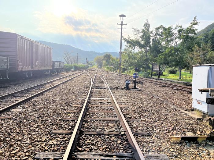 吉ヶ原駅の廃線跡のイメージ画像