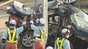 無免許運転の男性（19）が車で街路灯に衝突して死亡　助手席の男子高校生（17）が首に軽傷　名古屋・守山区