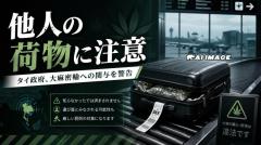 タイ政府、他人の荷物を海外へ運ばないよう警告 大麻密輸で死刑の可能性ものイメージ画像