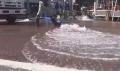千葉県松戸市で水道管が破裂！？