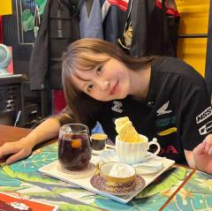 坂元誉梨の『初心者バイク女子の奮闘日記』＃７６「バイクカフェ」のイメージ画像