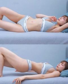 "美しすぎて釘付け"累累、圧倒的美ボディから目が離せない!カルバン･クラインの下着姿を披露のイメージ画像
