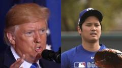 WS制覇を祝福！大谷翔平らドジャース一団、トランプ大統領と対面へのイメージ画像