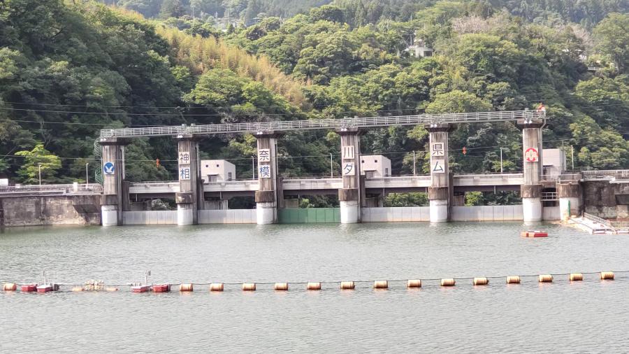 ダム湖だった相模ダムのイメージ画像