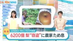 ナシ６２００個盗まれる　被害者語る怒り