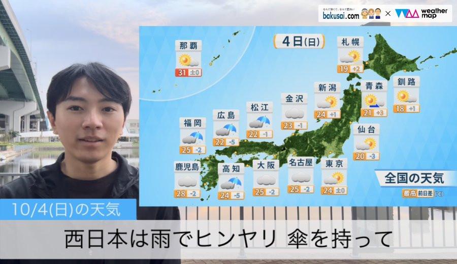西日本は雨でヒンヤリ 傘を持ってのイメージ画像