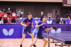 青山学院大・木田美佑里/小林りんご、昨年2位ペア下し8強入り＜卓球・全日学2024女子複4回戦結果＞