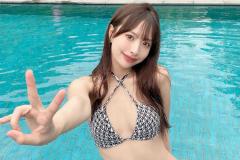 藤川らるむ、9月でも水着宣言