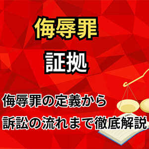 侮辱罪の定義、実際の判例、訴訟の流れを解説写真
