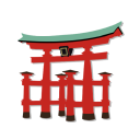 嚴島神社のイラスト