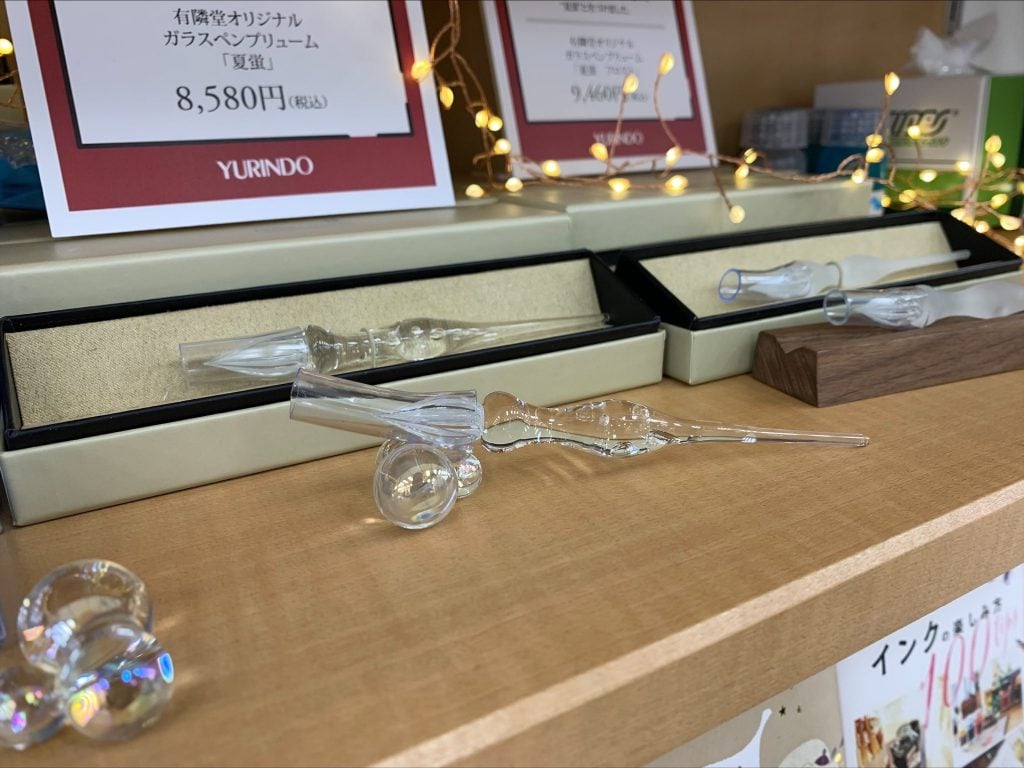 蓄光 ガラスペン プリューム 夏蛍 文具女子博限定 有隣堂