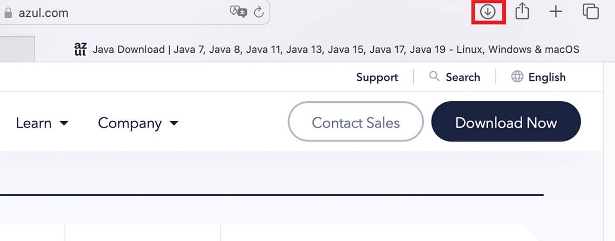 Appleシリコン(M1)のMacでJavaをダウンロード/インストールする方法8