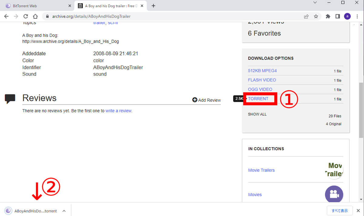 torrentの使い方 | BitTorrentのダウンロード~利用開始手順を例に解説4