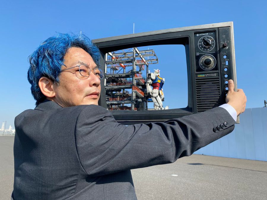 「ガンダムが写った！」ブラウン管テレビの枠を使ってネタシーンをまさかの再現