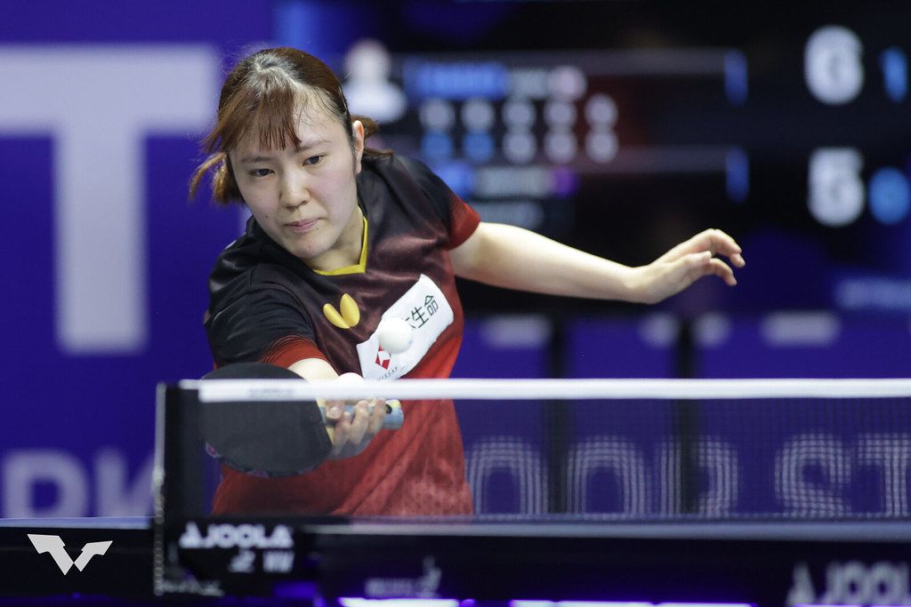 写真:笹尾明日香(日本生命)/提供:WTT